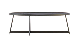 Niklaus Oval Black Coffee Table 9